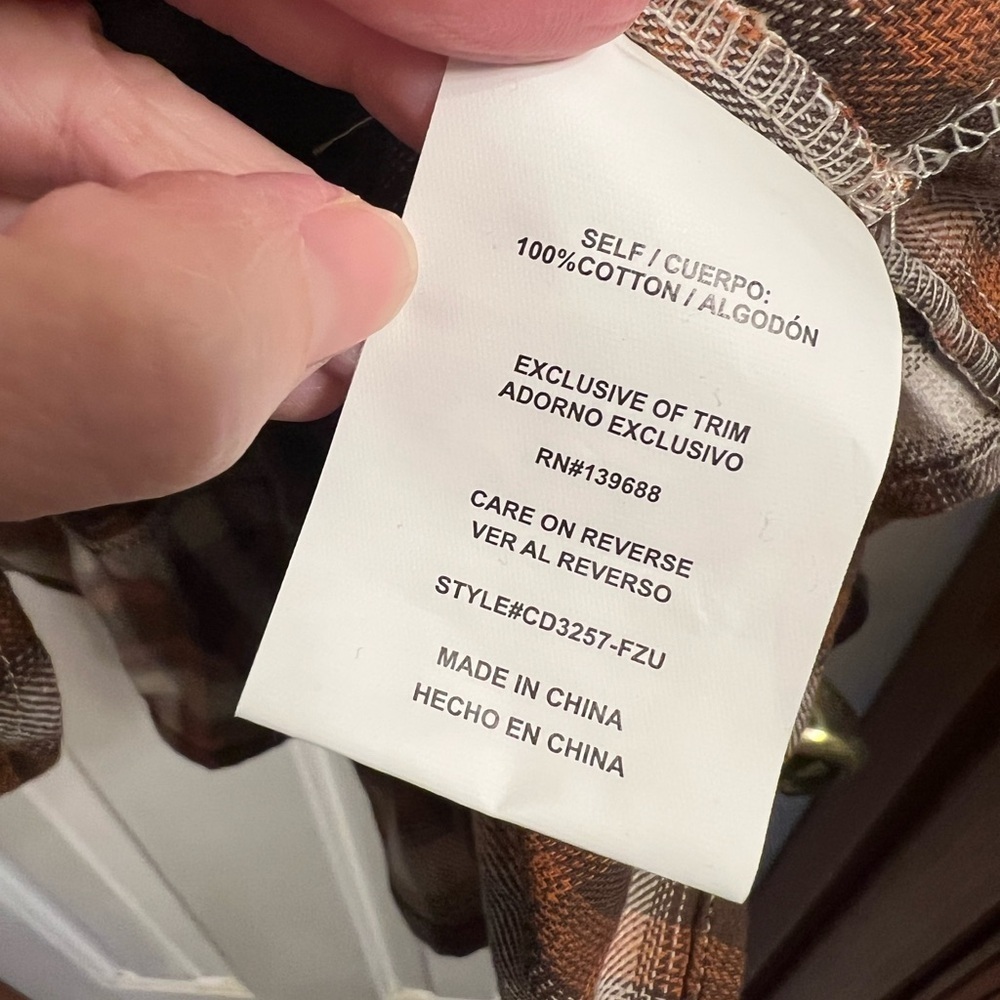 Coco & Jamieson Plaid V-Neck Dress Sz S - Picture 3 of 5